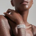 Pulsera de novia con perlas y cristales | Diseño ligero y elegante