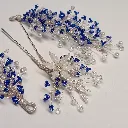 Tocado para novia con cristales y perlas | diseño de autor